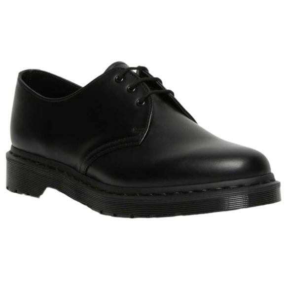 Dr. Martens Mono Smooth Leather Unisex Shoes - Women’s: US 9 - Men’s: US 8 - Picture 14 of 17